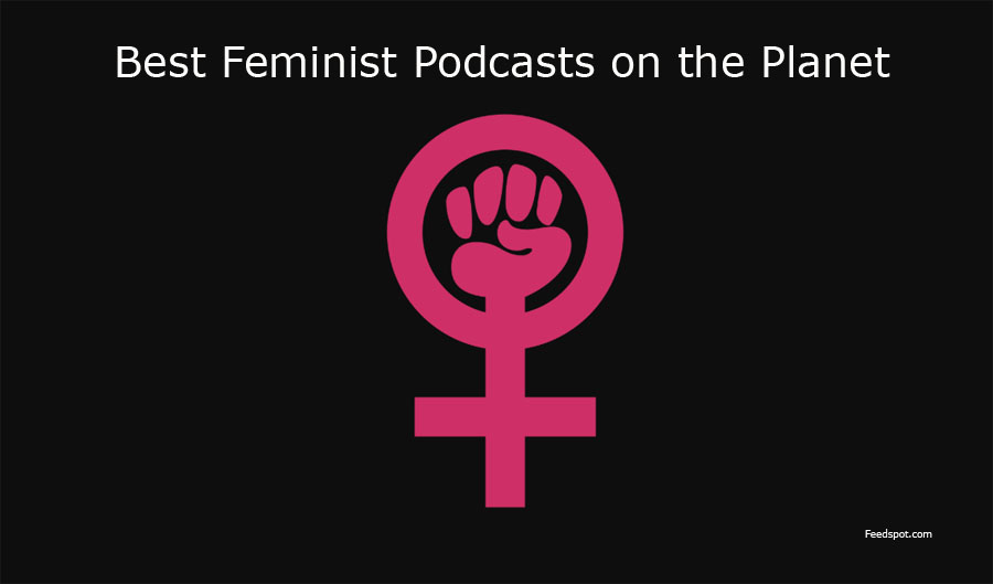 A diverse group of women and non-binary people gathered around a microphone, symbolizing collective storytelling and feminist solidarity